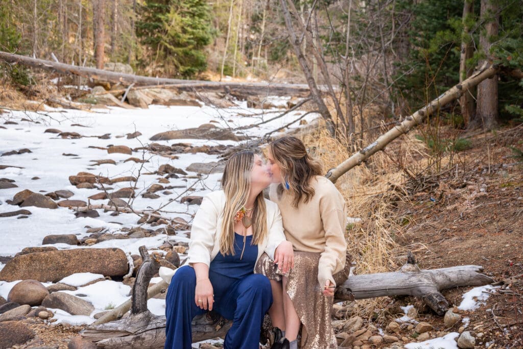 couples smokes a joint after getting eloped. 